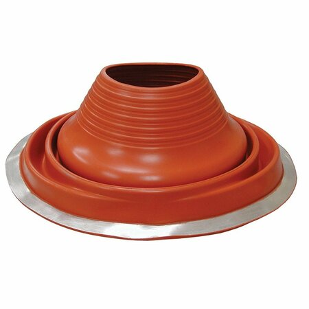 JONES STEPHENS 2 in. - 6-1/8 in. Rooftite Hi-Heat Silicone Roof Flashing R16101